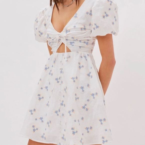 For Love And Lemons Dresses & Skirts - For Love & Lemon Linen Blend Callie Swing Dress